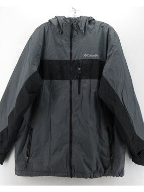 Columbia Jacket Large Thermal Coil Windbreaker Coat Hoodie Insulated